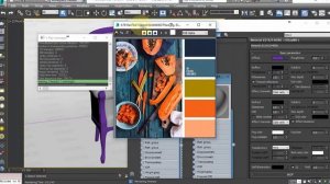 Материалы V-ray в 3ds max. Перенос цвета со скачанной палитры в Diffuse.