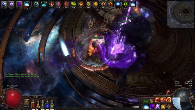 poe 3.23 hexblast mine pf (Mahuxotl's Machination ver.) vs uber maven смотреть онлайн