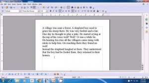 Class 4 Open Office Writer 1 - Learn computers - Computer Education Online & Free (In Telugu)