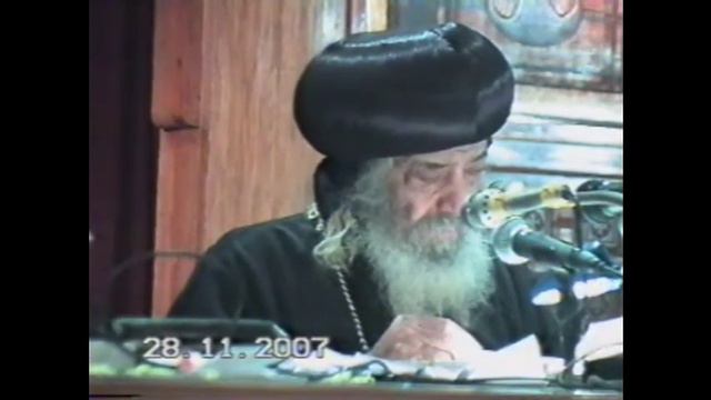 37ـ الفرح فى الضيقة 28 11 2007 - عظات يوم الأربعاء فيديو - البابا شنودة الثالث смотреть онлайн