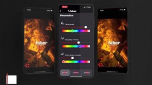 Мобильное приложение Faber App. Управление камином с телефона
