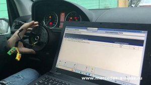 Датчик угла поворота руля Мерседес. ESP