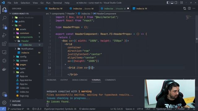 Renderizar componentes dentro de componentes | Clase 6 | ReactJS + TypeScript + Material UI смотреть онлайн