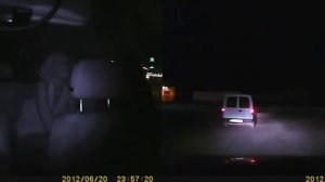 как Car DVR X6000 снимает ночью