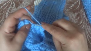 Комбинезон для малыша 0-6 месяцев крючком. Часть 2. Jumpsuit for baby 0-6 months crocheted.