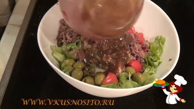 Рецепт салата с тунцом. ВКУСНЫЙ и Простой салатик смотреть онлайн