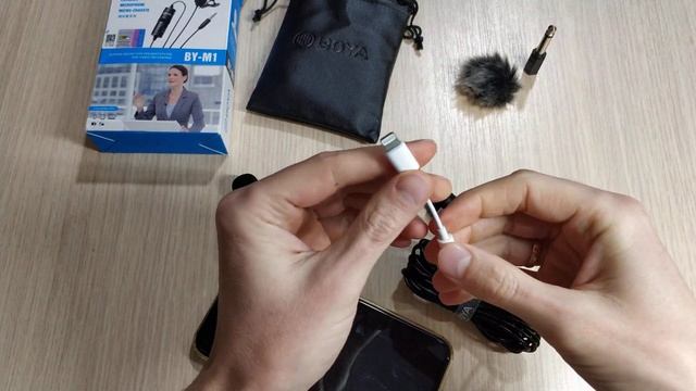 Как подключить петличный микрофон Boya by M1к Iphone 11 смотреть онлайн