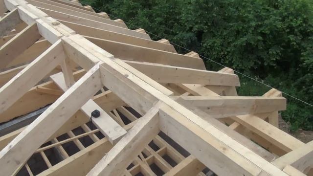 Крыша Мансарда делаем стропила смотреть онлайн