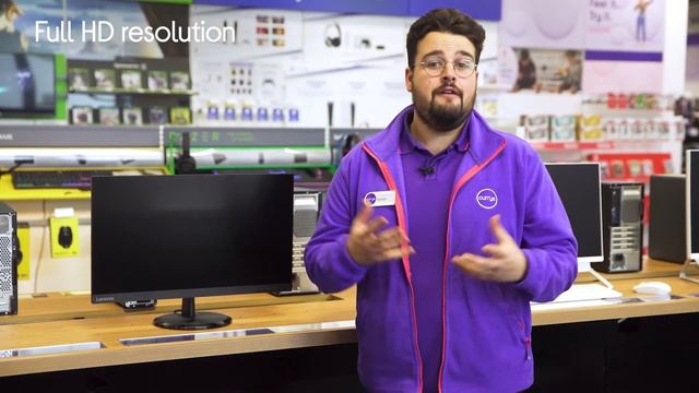 Lenovo C24-25 Full HD 23.8" VA LCD Monitor - Black - Product Overview смотреть онлайн