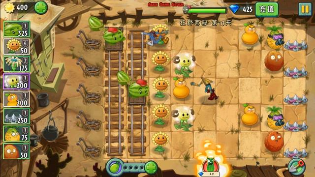 Plants vs. Zombies 2 (China) - Plants Level UP - Wild West Day 13 (Ep.70) смотреть онлайн