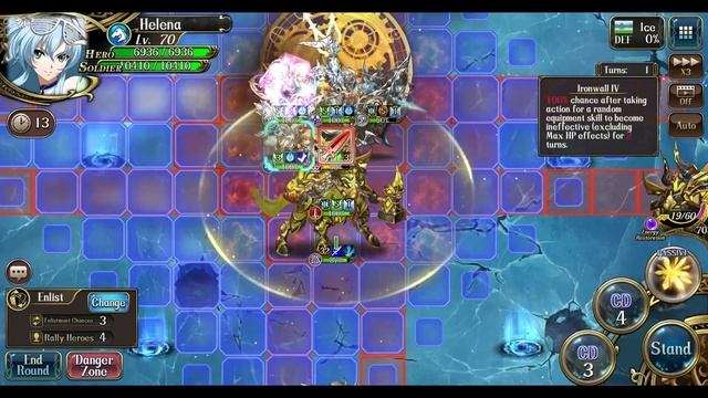 Langrisser - Ragnarok of The Realms 4 - Frost Crystal Realm - Lost Voyage of the Ice Moon Stage 4