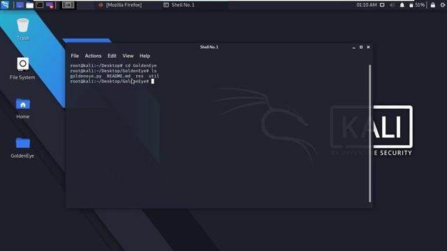 Check your website security using GoldenEye on Kali Linux смотреть онлайн