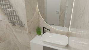 Раскладка плитки в 3D - Laparet Breach Silver