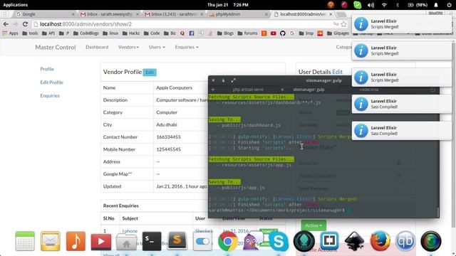 laravel gulp смотреть онлайн