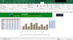 How to use SLICERS in EXCEL TABLE!