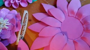 DIY Цветы из фоамирана