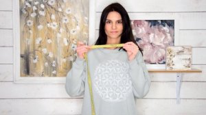 Свитшот женский со спущенным рукавом. БЕЗ ВЫКРОЙКИ.