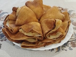 Блюдо Осени ! Царские блины .С добавлением тыквы