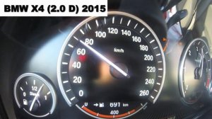 BMW X4 2.0 Diesel Acceleration/разгон 0-100 Km.