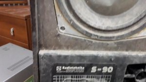 усилитель ДВОЙНОЕ МОНО И КОЛОНКИ S90 ИЗ КУРЯТНИКА   :-)