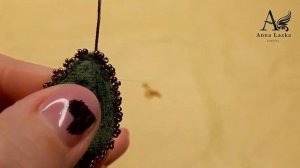 Каркасная брошь ВЕТОЧКА. BROOCH DIY
