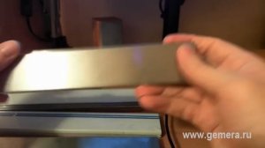 Напольный плинтус из нержавейки 40мм