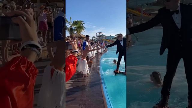 Смешной момент во время флайборд шоу 😂👍