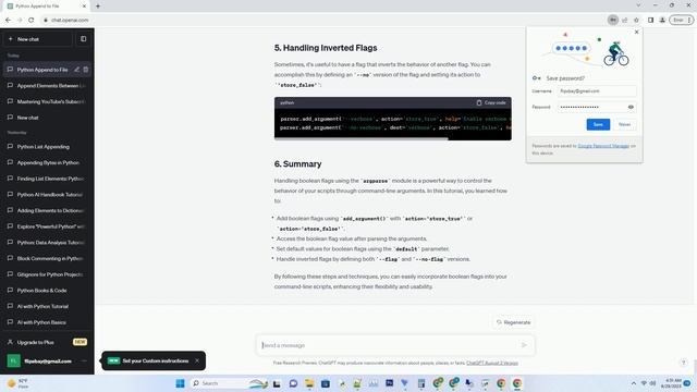 python argparse boolean смотреть онлайн