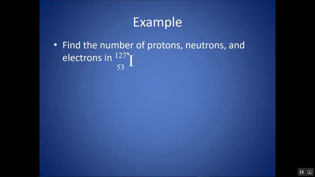 Structure of the Atom - How to Find the Number of Subatomic Particles or the Nuclear Symbol