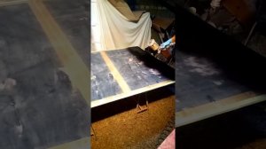 Покраска теннисного стола часть 1