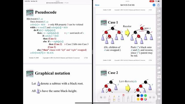 Red Black Tree Insertion (part 2) смотреть онлайн