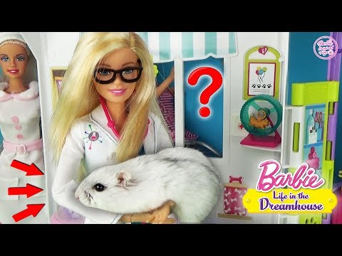 Мультик Барби и Челси едут к ветеринару Жизнь в доме мечты! Pet Care Center ♥ Barbie