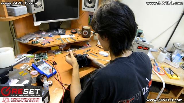 Nikon D7100: Замена ЖК дисплея в сервисном центре RESET смотреть онлайн