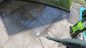 мойка высокого давления greenworks GPW G5ii в работе