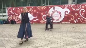 Хрящева Василиса пляска под наигрыш «Цыганочка» XII Мастерская русского танца 05.05.2019