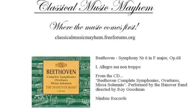Beethoven Symphony No 6 Op 68 Pastoral Allegro ma non troppo смотреть онлайн