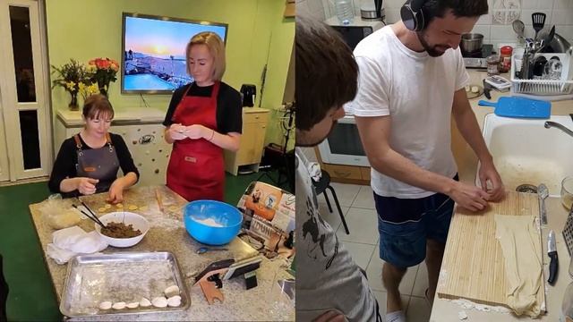 12.03.23 Лепим пельмени вместе בואו נכין כופתאות ביחד смотреть онлайн