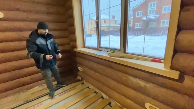 Электрика деревянного дома в зимний период! ДЕКАБРЬ 2023 Обзор электрики в бревенчатом доме! #дача