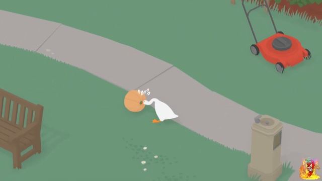 ОЧЕНЬ ДЕРЗКИЙ ГУСЬ ► Untitled Goose Game #1 Прохождение смотреть онлайн