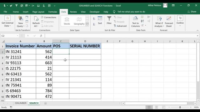 Learn ISNUMBER and SEARCH excel functions смотреть онлайн