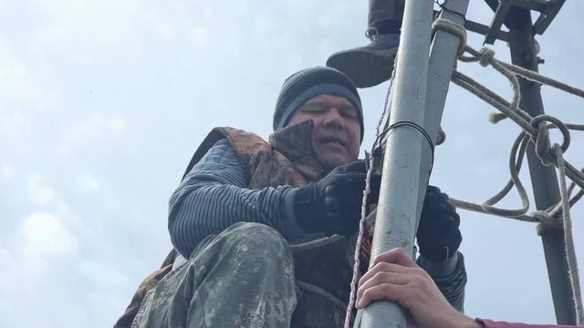 Водружение Флага Победы на горе Демерджи