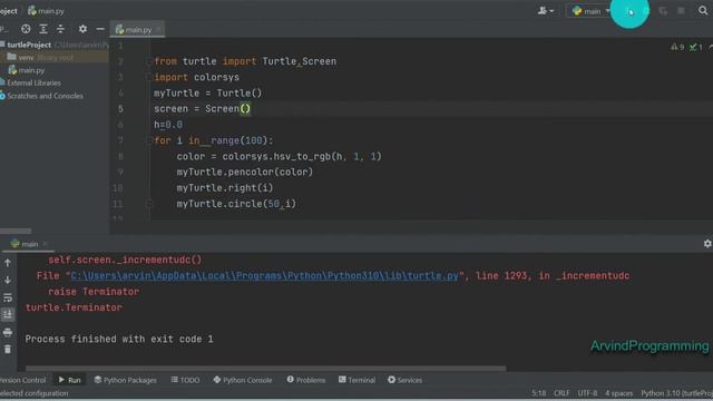 How to use turtle module using python : python in hindi