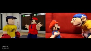 SML Movie vs SML ROBLOX: Jeffy's Anger Management ! Side by Side