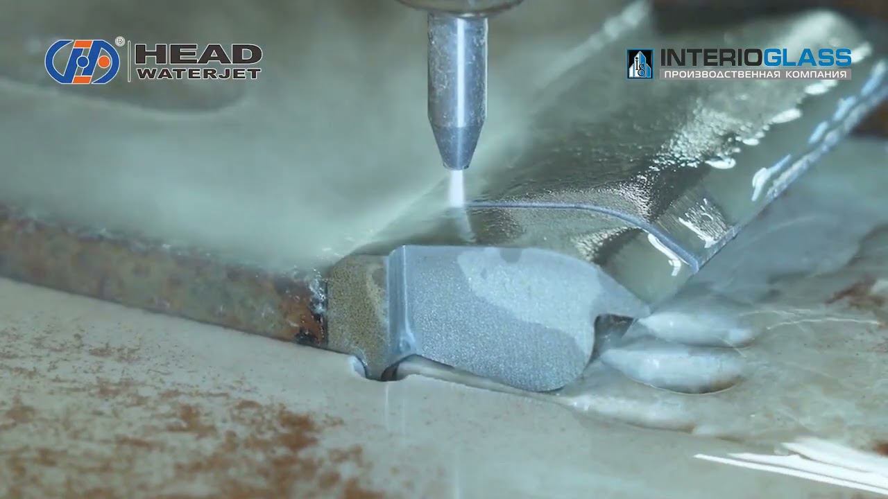 Резка металла на станке гидроабразивной резки