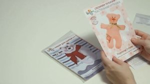 Набор для изготовления текстильной игрушки "Медвежонок Любимчик", "Медвежонок Умка", ТМ "Цветница"