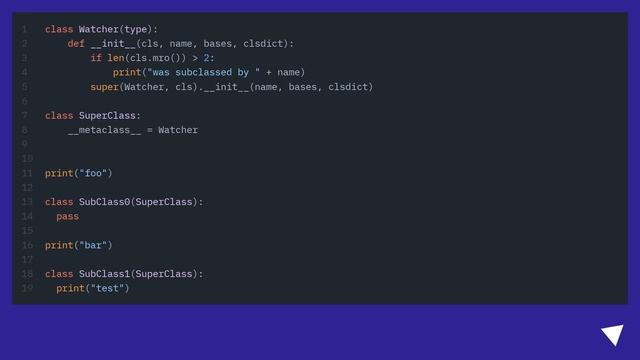 How to run code when a class is subclassed? смотреть онлайн