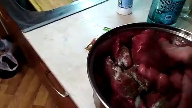 Деревенский шашлык. Шашлык из говядины. Рецепт приготовления мяса .