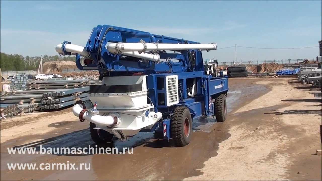 Бетононасос с гидравлической стрелой Tuna Scorpion СP 40.318