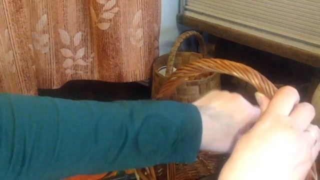 Плетение корзины.Ч.6.Плетение ручки к корзине.