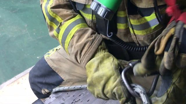 Способы самоспасения с помощью веревки.